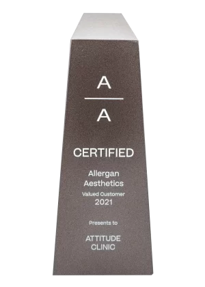 รางวัล Allergan Aesthetics Valued Customer 2021